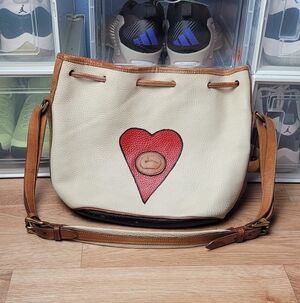 Dooney and Bourke Bicolor White × Beige